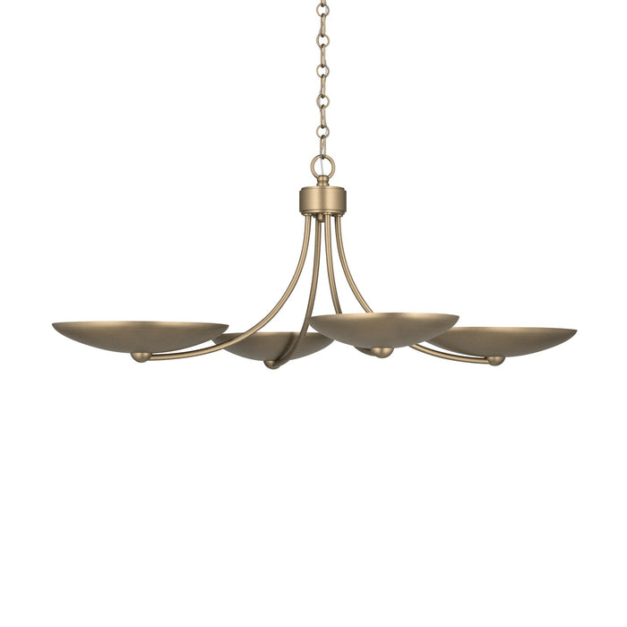 Myhouse Lighting Kichler - 52854CPZ - Four Light Chandelier/Semi Flush - Palmela - Champagne Bronze