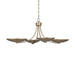 Myhouse Lighting Kichler - 52854CPZ - Four Light Chandelier/Semi Flush - Palmela - Champagne Bronze