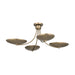Myhouse Lighting Kichler - 52854CPZ - Four Light Chandelier/Semi Flush - Palmela - Champagne Bronze