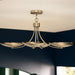 Myhouse Lighting Kichler - 52854CPZ - Four Light Chandelier/Semi Flush - Palmela - Champagne Bronze