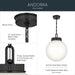 Myhouse Lighting Kichler - 52867BK - One Light Pendant - Andorra - Black