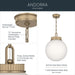 Myhouse Lighting Kichler - 52867CPZ - One Light Pendant - Andorra - Champagne Bronze