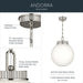 Myhouse Lighting Kichler - 52867PN - One Light Pendant - Andorra - Polished Nickel