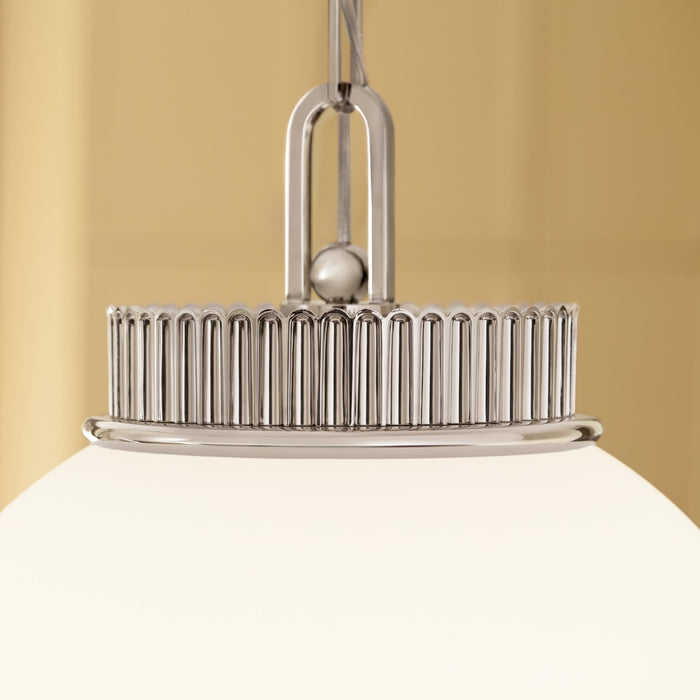 Myhouse Lighting Kichler - 52867PN - One Light Pendant - Andorra - Polished Nickel