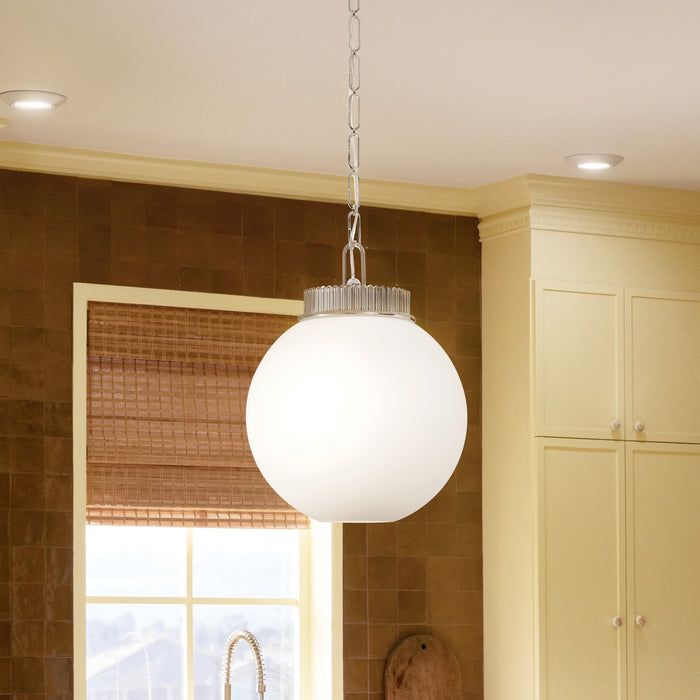 Myhouse Lighting Kichler - 52867PN - One Light Pendant - Andorra - Polished Nickel