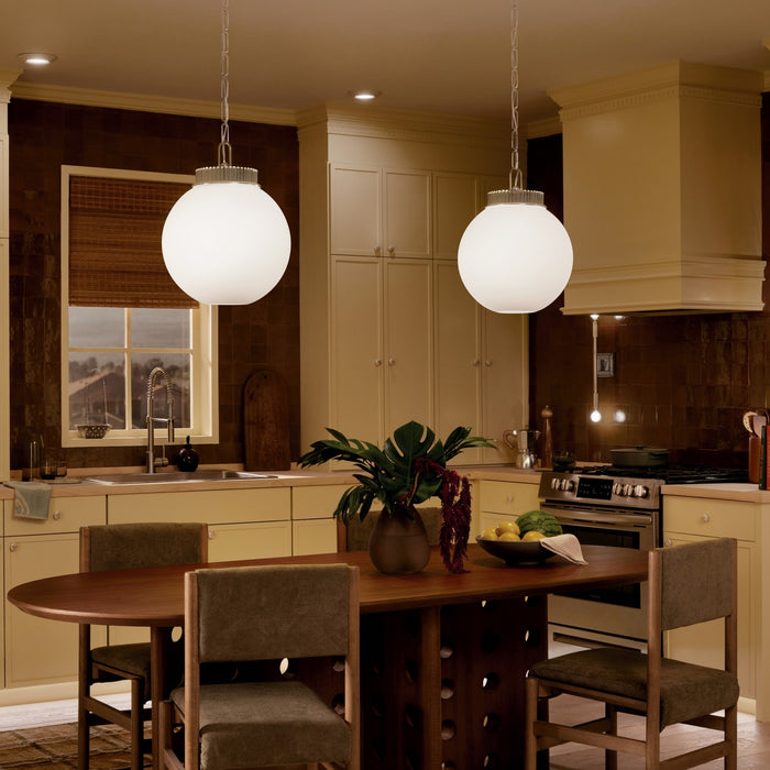 Myhouse Lighting Kichler - 52867PN - One Light Pendant - Andorra - Polished Nickel