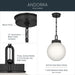 Myhouse Lighting Kichler - 52866BK - One Light Pendant - Andorra - Black