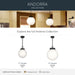 Myhouse Lighting Kichler - 52866BK - One Light Pendant - Andorra - Black