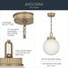 Myhouse Lighting Kichler - 52866CPZ - One Light Pendant - Andorra - Champagne Bronze