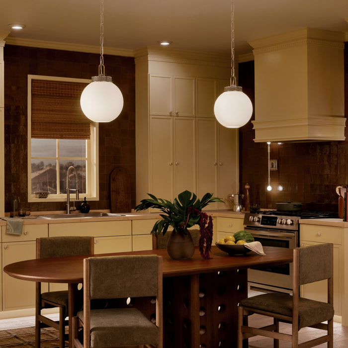 Myhouse Lighting Kichler - 52866PN - One Light Pendant - Andorra - Polished Nickel