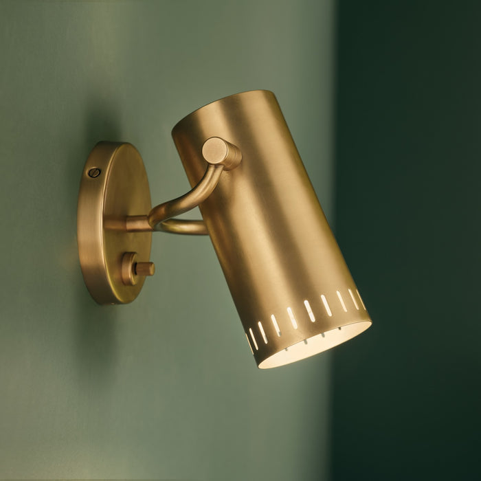 Myhouse Lighting Kichler - 52840LBR - LED Wall Sconce - Ruehl - Lacquered Brass