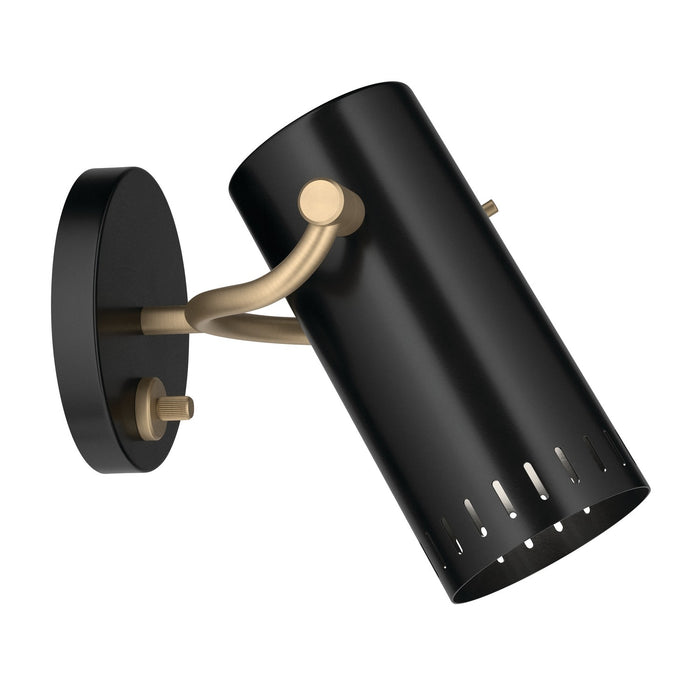 Myhouse Lighting Kichler - 52840BK - LED Wall Sconce - Ruehl - Black