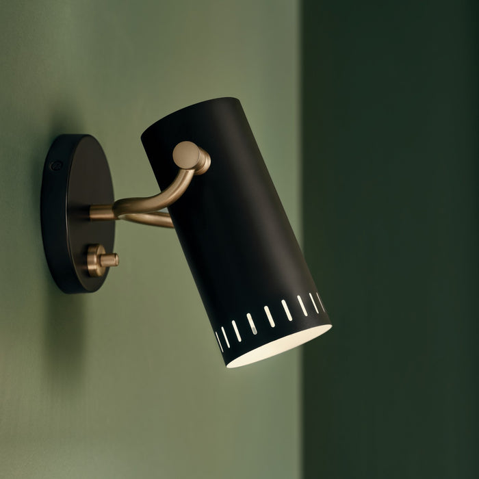 Myhouse Lighting Kichler - 52840BK - LED Wall Sconce - Ruehl - Black