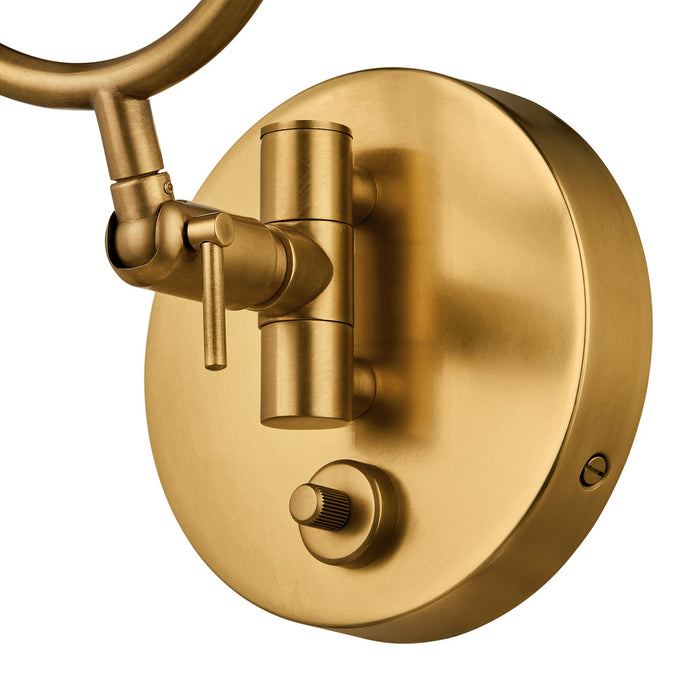 Myhouse Lighting Kichler - 52841LBR - LED Wall Sconce - Ruehl - Lacquered Brass