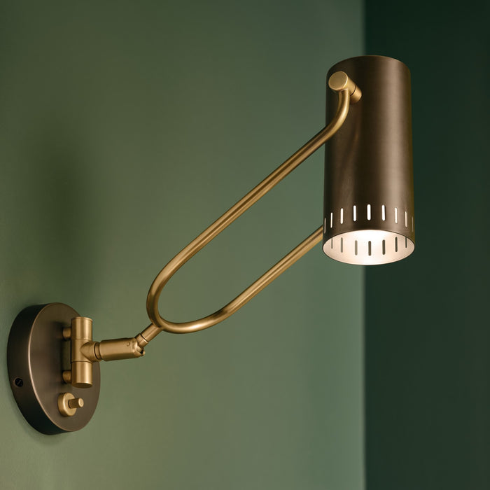 Myhouse Lighting Kichler - 52841LBZ - LED Wall Sconce - Ruehl - Lacquered Bronze