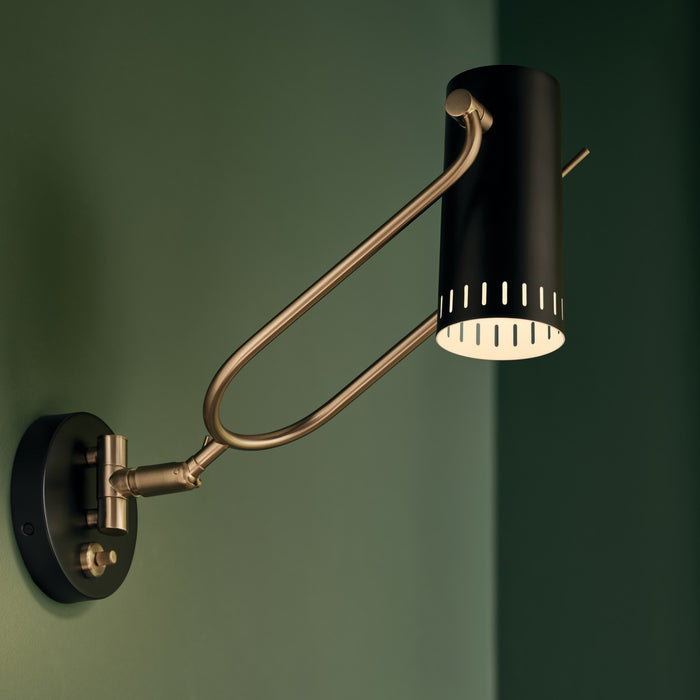 Myhouse Lighting Kichler - 52841BK - LED Wall Sconce - Ruehl - Black