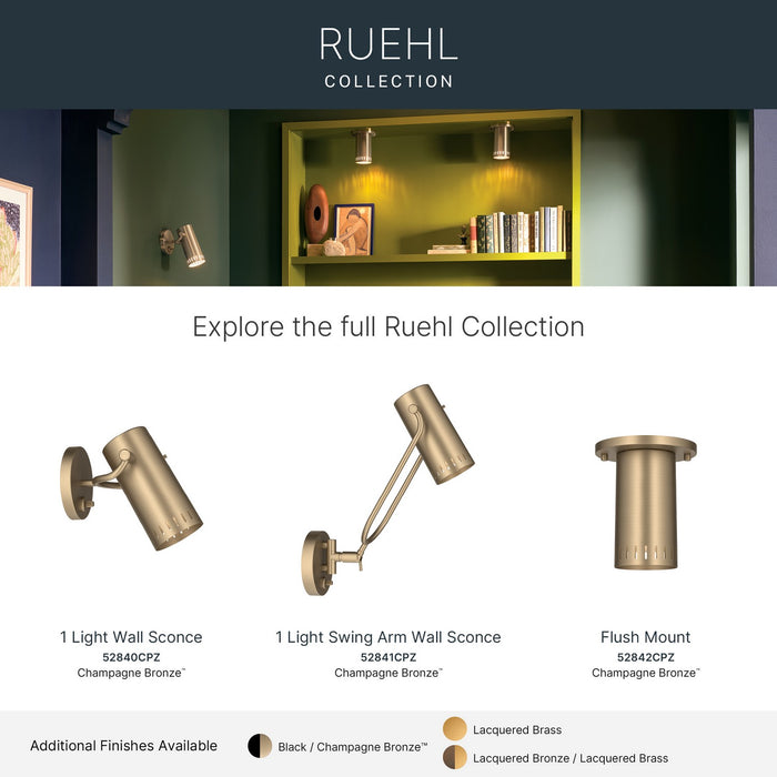 Myhouse Lighting Kichler - 52841CPZ - LED Wall Sconce - Ruehl - Champagne Bronze
