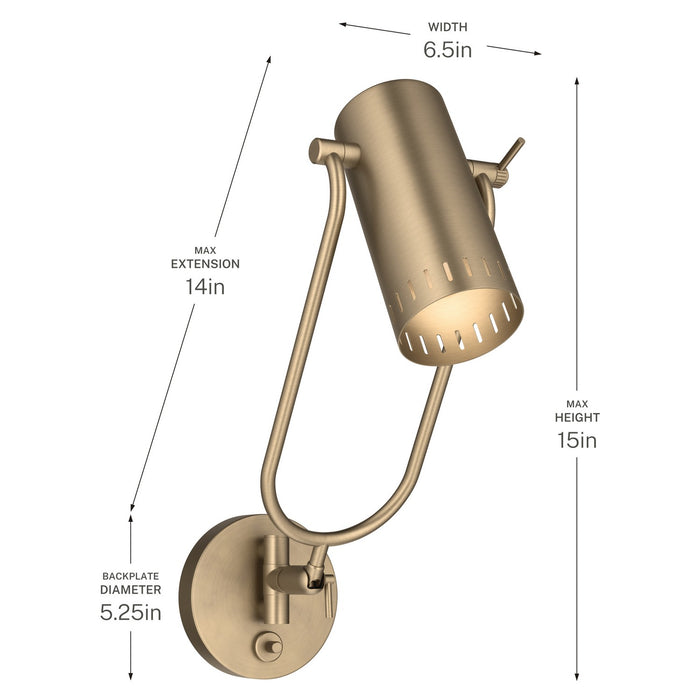 Myhouse Lighting Kichler - 52841CPZ - LED Wall Sconce - Ruehl - Champagne Bronze