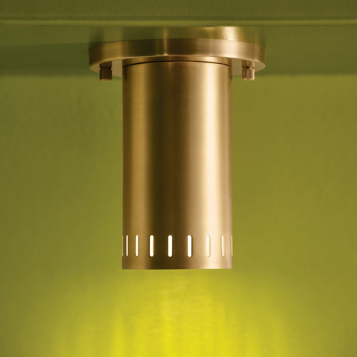Myhouse Lighting Kichler - 52842LBR - LED Flush Mount - Ruehl - Lacquered Brass