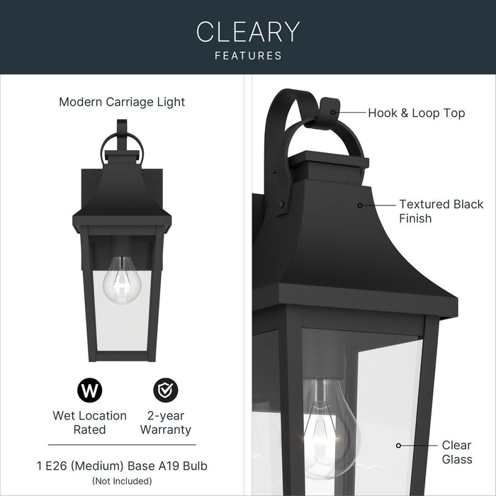 Myhouse Lighting Kichler - 59193BKT - One Light Outdoor Wall Mount - Cleary - Textured Black