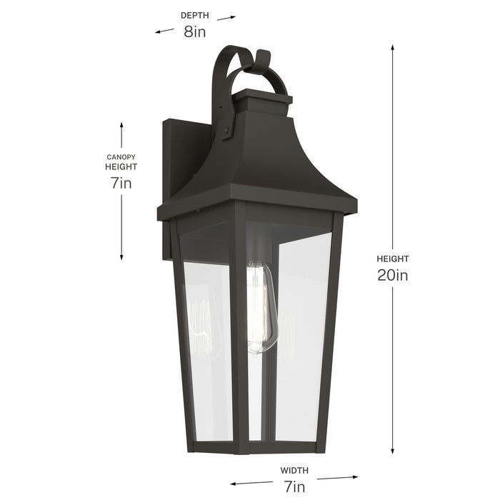 Myhouse Lighting Kichler - 59194OZ - One Light Outdoor Wall Mount - Cleary - Olde Bronze