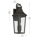 Myhouse Lighting Kichler - 59195OZ - Two Light Outdoor Wall Mount - Cleary - Olde Bronze