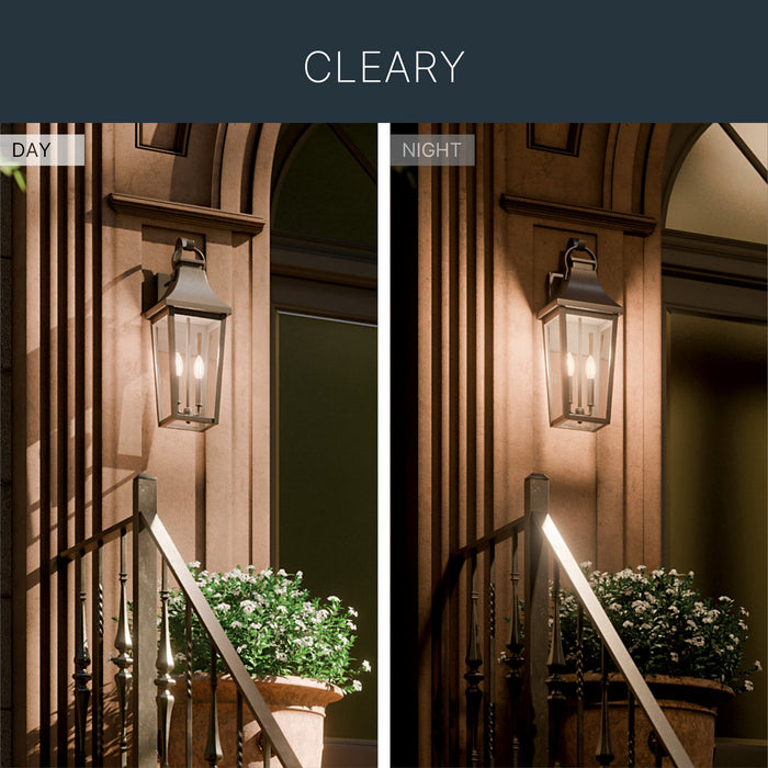 Myhouse Lighting Kichler - 59195OZ - Two Light Outdoor Wall Mount - Cleary - Olde Bronze
