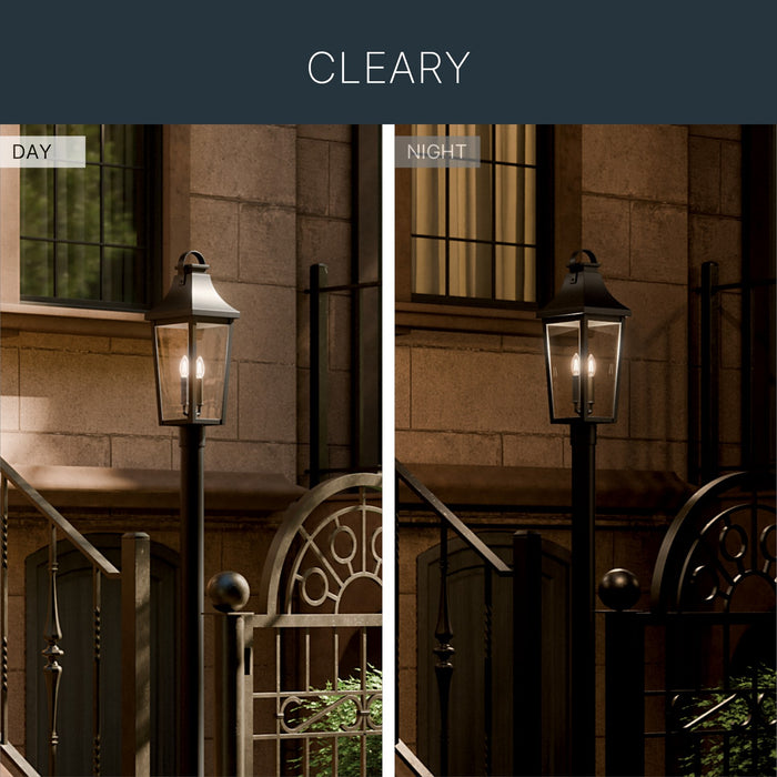 Myhouse Lighting Kichler - 59197BKT - Two Light Outdoor Post Lantern - Cleary - Textured Black