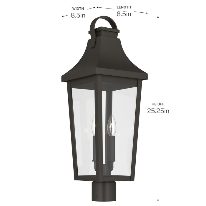 Myhouse Lighting Kichler - 59197OZ - Two Light Outdoor Post Lantern - Cleary - Olde Bronze