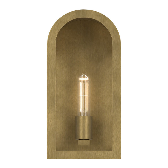 Myhouse Lighting Kichler - 59200NBR - One Light Outdoor Wall Mount - Marea - Natural Brass