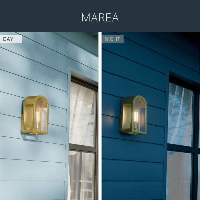 Myhouse Lighting Kichler - 59200NBR - One Light Outdoor Wall Mount - Marea - Natural Brass