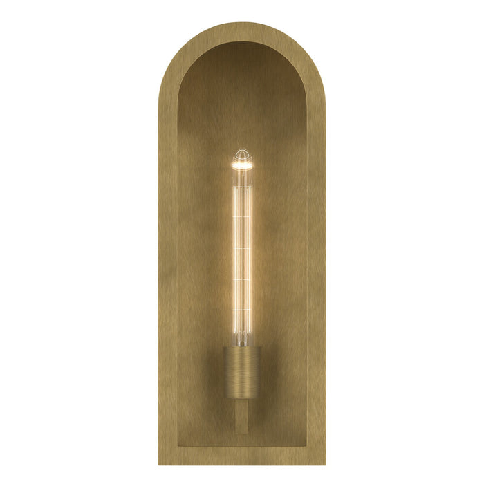 Myhouse Lighting Kichler - 59201NBR - One Light Outdoor Wall Mount - Marea - Natural Brass