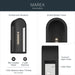 Myhouse Lighting Kichler - 59202BKT - One Light Outdoor Wall Mount - Marea - Textured Black