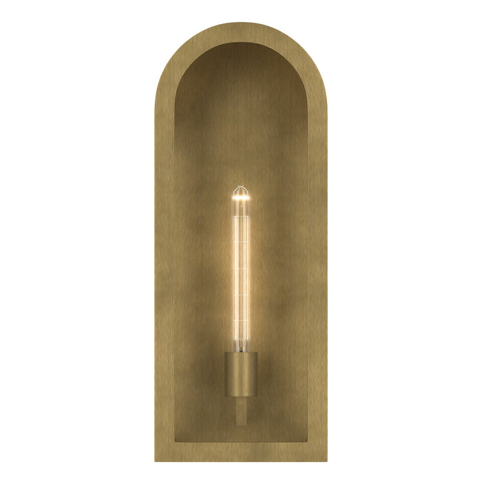 Myhouse Lighting Kichler - 59202NBR - One Light Outdoor Wall Mount - Marea - Natural Brass