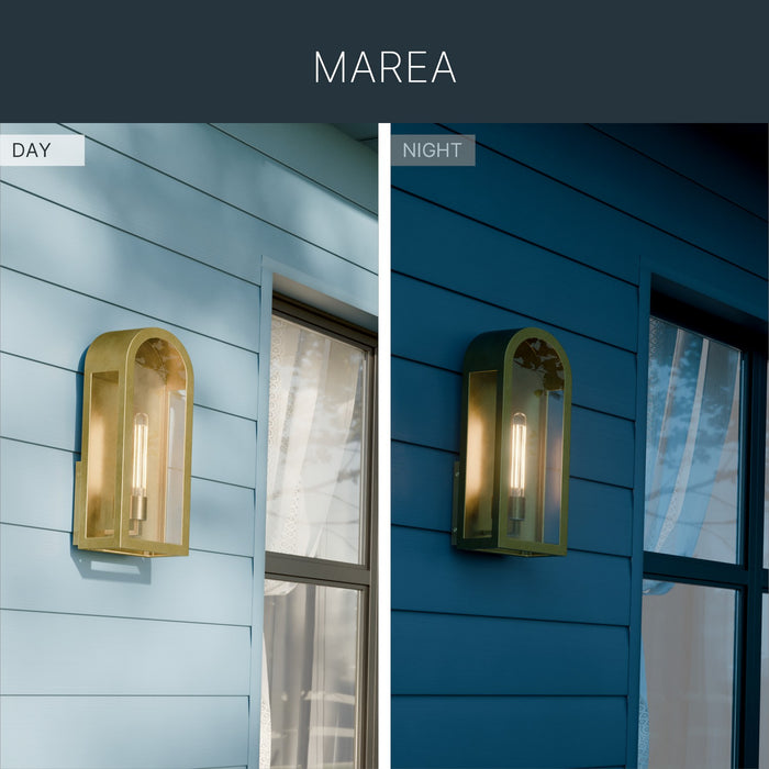 Myhouse Lighting Kichler - 59202NBR - One Light Outdoor Wall Mount - Marea - Natural Brass