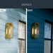 Myhouse Lighting Kichler - 59202NBR - One Light Outdoor Wall Mount - Marea - Natural Brass