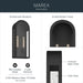 Myhouse Lighting Kichler - 59203BKT - Two Light Outdoor Wall Mount - Marea - Textured Black