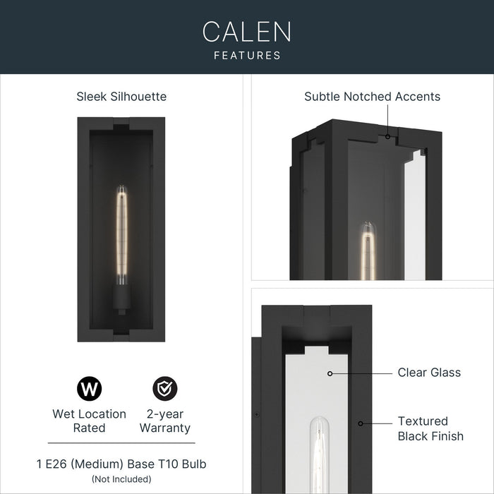 Myhouse Lighting Kichler - 59209BKT - One Light Outdoor Wall Mount - Calen - Textured Black