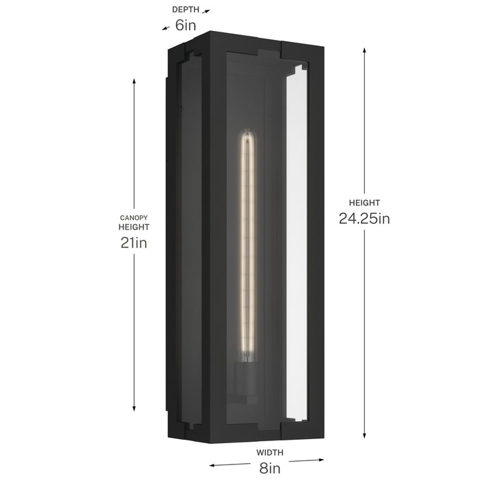 Myhouse Lighting Kichler - 59210BKT - One Light Outdoor Wall Mount - Calen - Textured Black