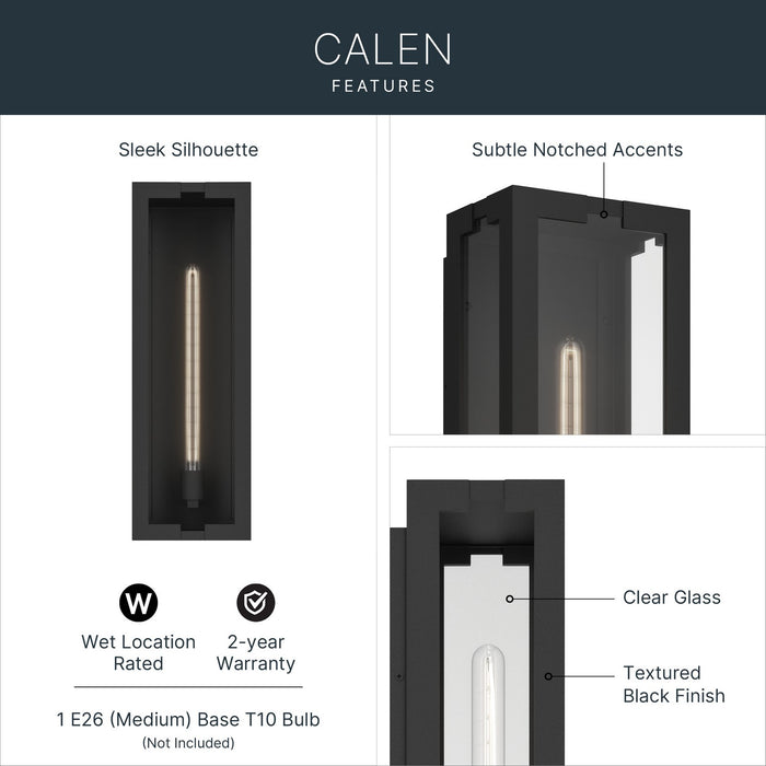 Myhouse Lighting Kichler - 59210BKT - One Light Outdoor Wall Mount - Calen - Textured Black