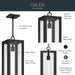 Myhouse Lighting Kichler - 59212BKT - One Light Outdoor Pendant - Calen - Textured Black