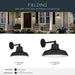 Myhouse Lighting Kichler - 59205BKT - One Light Outdoor Wall Mount - Fielding - Textured Black