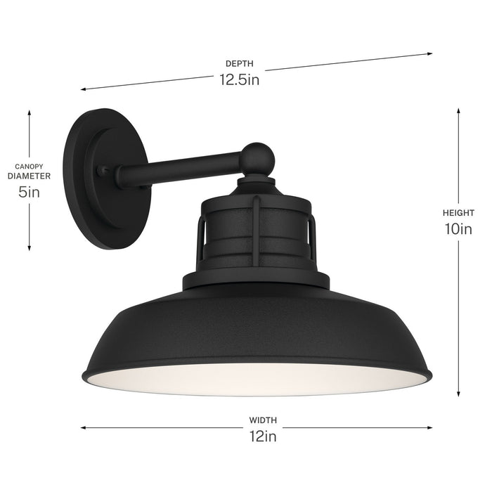 Myhouse Lighting Kichler - 59205BKT - One Light Outdoor Wall Mount - Fielding - Textured Black