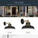 Myhouse Lighting Kichler - 59205NBR - One Light Outdoor Wall Mount - Fielding - Natural Brass