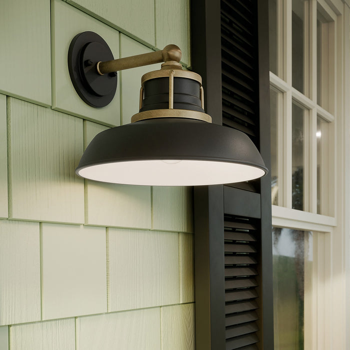 Myhouse Lighting Kichler - 59205NBR - One Light Outdoor Wall Mount - Fielding - Natural Brass
