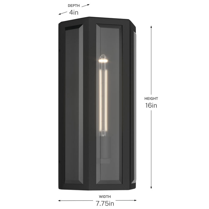 Myhouse Lighting Kichler - 59214BKT - One Light Outdoor Wall Mount - Berens - Textured Black