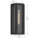 Myhouse Lighting Kichler - 59214BKT - One Light Outdoor Wall Mount - Berens - Textured Black