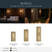 Myhouse Lighting Kichler - 59214NBR - One Light Outdoor Wall Mount - Berens - Natural Brass