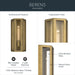Myhouse Lighting Kichler - 59214NBR - One Light Outdoor Wall Mount - Berens - Natural Brass