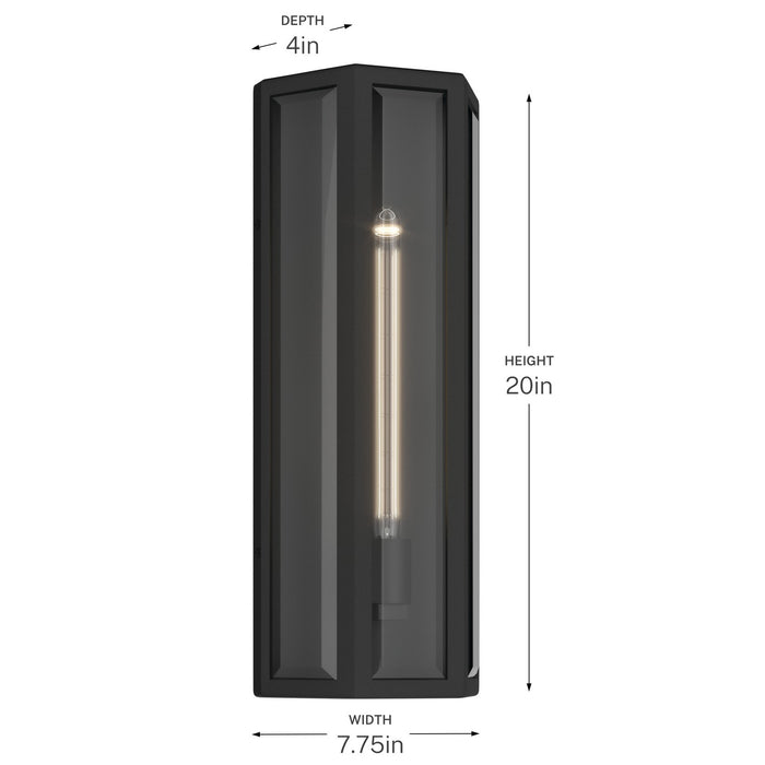 Myhouse Lighting Kichler - 59215BKT - One Light Outdoor Wall Mount - Berens - Textured Black